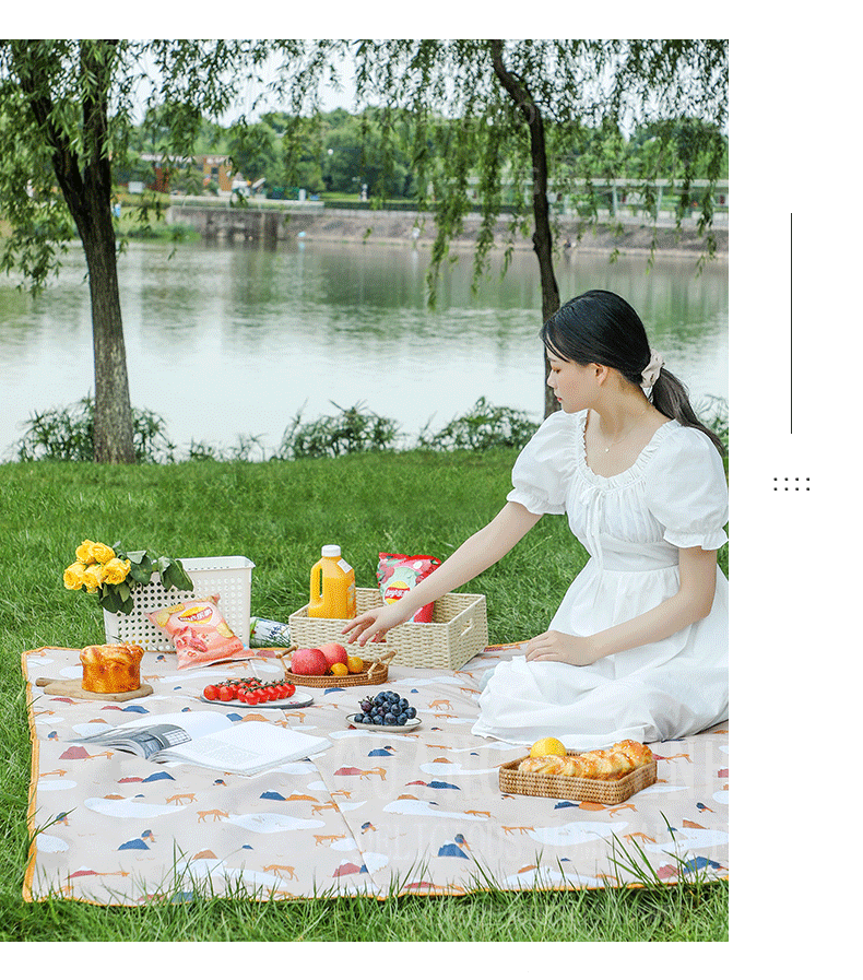 Collection Outdoor Picnic Mat Parent-Child Spring Outing Picnic Blanket Thickened Oxford Cloth Moisture Proof Pad Picnic Tent Floor Mat Portable Collection Outdoor Picnic Mat Parent-Child Spring Outing Picnic Blanket Thickened Oxford Cloth Moisture Proof Pad Picnic Tent Floor Mat Portable