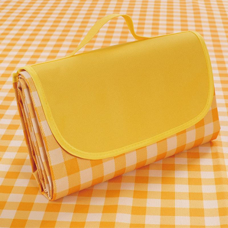 Picnic Mat Moisture Proof Pad Thickened Picnic Blanket Outing Picnic Outdoor Folding Floor Mat Spring Outing Oxford Cloth Waterproof Gasket
