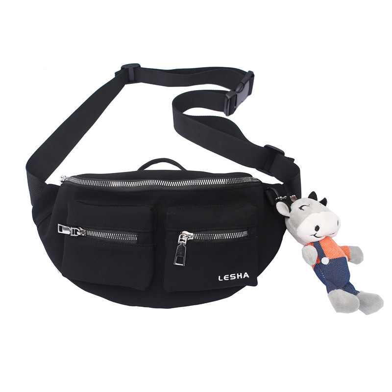 Men&#039;s Versatile Casual Chest Bag Simple Ins Waist Bag Japanese Style Small Shoulder Bag for Women Trendy OneShoulder Bag