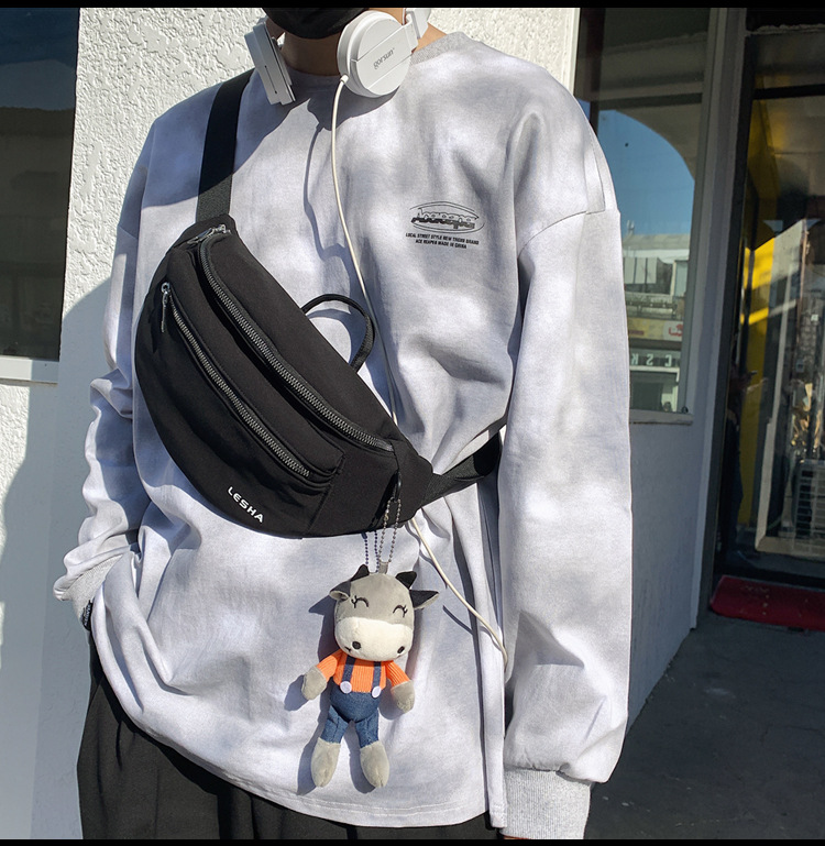 Men's Versatile Casual Chest Bag Simple Ins Waist Bag Japanese Style Small Shoulder Bag for Women Trendy OneShoulder Bag Men's Versatile Casual Chest Bag Simple Ins Waist Bag Japanese Style Small Shoulder Bag for Women Trendy OneShoulder Bag