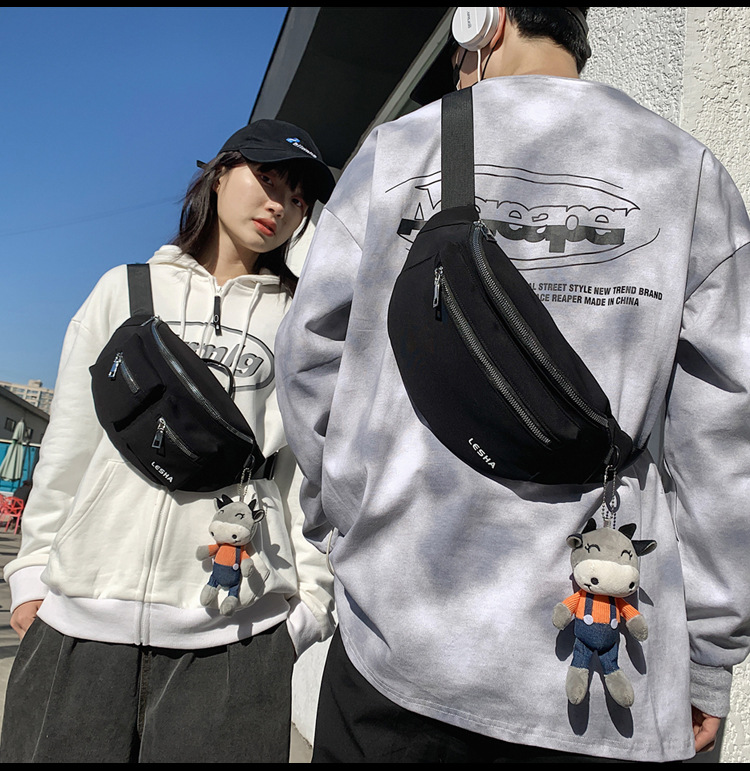 Men's Versatile Casual Chest Bag Simple Ins Waist Bag Japanese Style Small Shoulder Bag for Women Trendy OneShoulder Bag Men's Versatile Casual Chest Bag Simple Ins Waist Bag Japanese Style Small Shoulder Bag for Women Trendy OneShoulder Bag