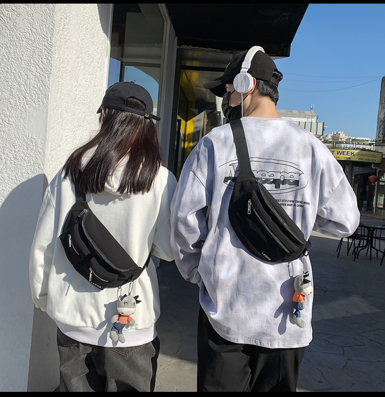 Men's Versatile Casual Chest Bag Simple Ins Waist Bag Japanese Style Small Shoulder Bag for Women Trendy OneShoulder Bag Men's Versatile Casual Chest Bag Simple Ins Waist Bag Japanese Style Small Shoulder Bag for Women Trendy OneShoulder Bag