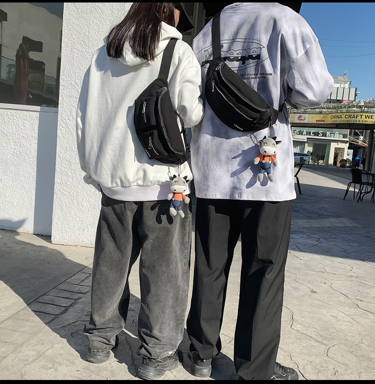 Men's Versatile Casual Chest Bag Simple Ins Waist Bag Japanese Style Small Shoulder Bag for Women Trendy OneShoulder Bag Men's Versatile Casual Chest Bag Simple Ins Waist Bag Japanese Style Small Shoulder Bag for Women Trendy OneShoulder Bag