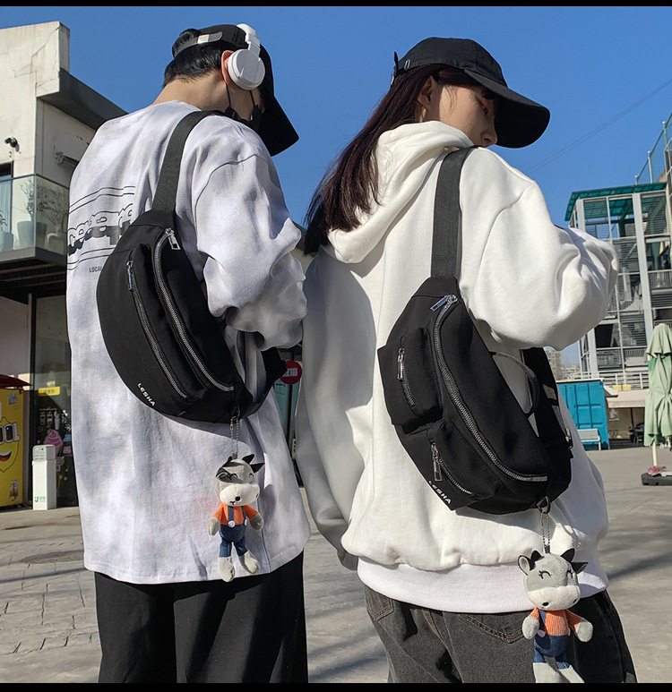 Men's Versatile Casual Chest Bag Simple Ins Waist Bag Japanese Style Small Shoulder Bag for Women Trendy OneShoulder Bag Men's Versatile Casual Chest Bag Simple Ins Waist Bag Japanese Style Small Shoulder Bag for Women Trendy OneShoulder Bag