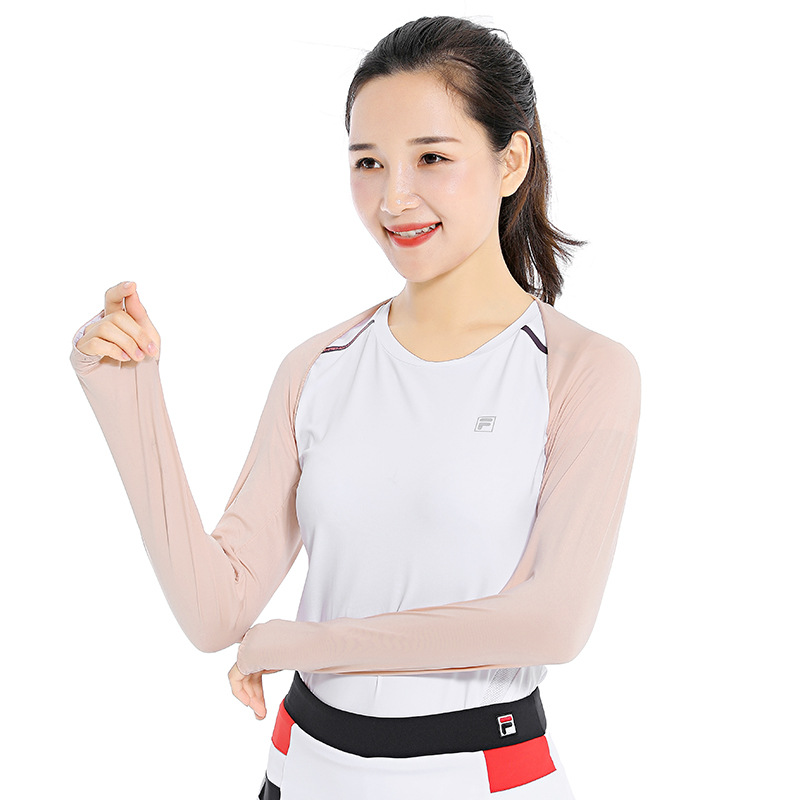 Summer Outdoor Sun Protection Shawl Golf Sports Integrated Package Viscose Fiber Oversleeve Sun Protection UV Protection Sleeves Ice Sleeve