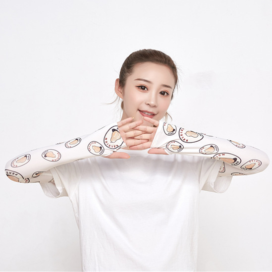 New web celebrity ice sleeve women Korean summer lovely printing sai sai anti uv anti mosquito sport sleeve ice silk sleeve New web celebrity ice sleeve women Korean summer lovely printing sai sai anti uv anti uv sport sleeve ice silk sleeve