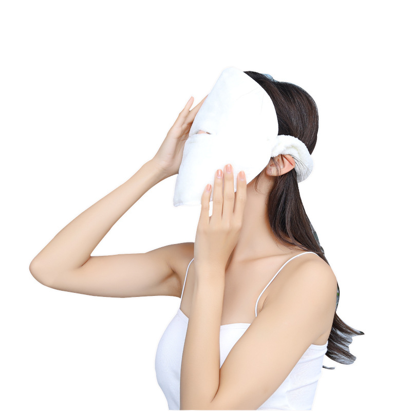 Hot Compress Towel Facial Mask Towel Beauty Salon Thickened Absorbent Moisturizing Hydrating Cold Compress Skin-Friendly Facial Care Face Towel