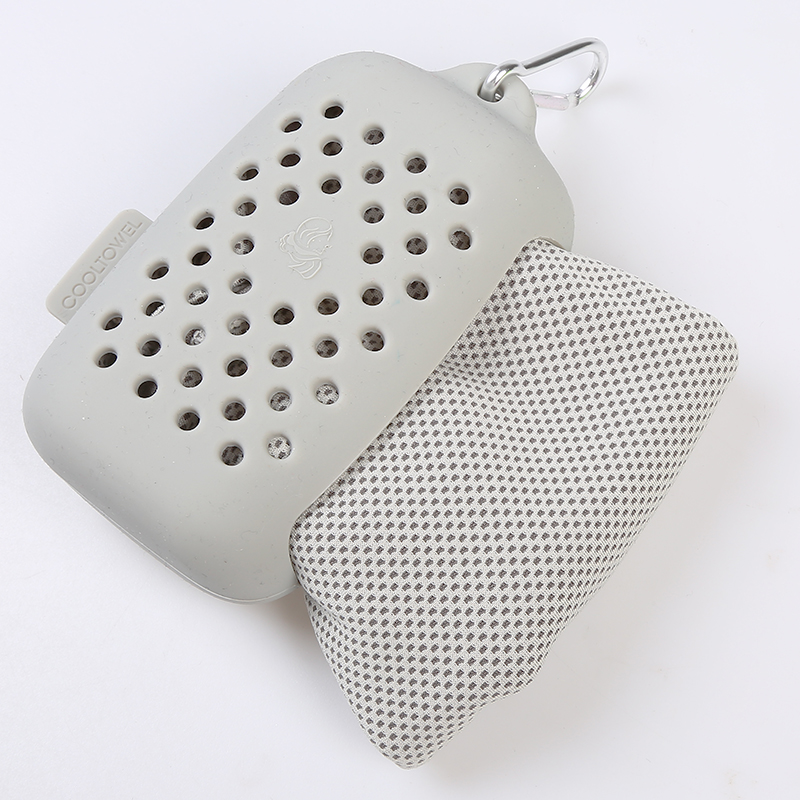 Lina Xiongfeng Ice-Cold Towel Cold Sense Sports Towel Quick-Cooling Towel Silicone Packaging Silicone Case Cool Feeling Iced Towel