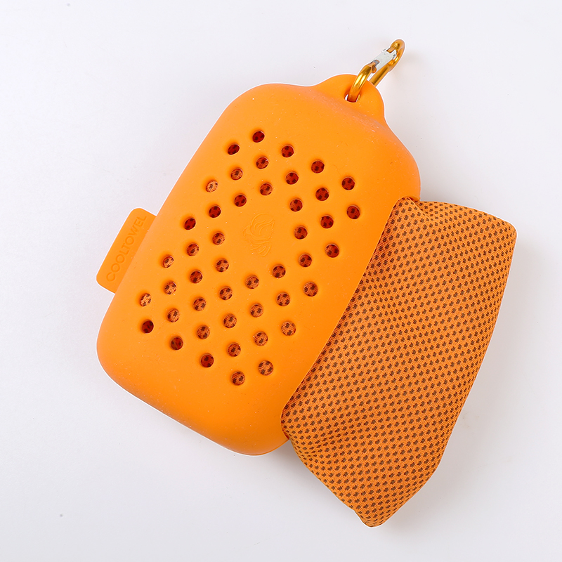 Lina Xiongfeng Ice-Cold Towel Cold Sense Sports Towel Quick-Cooling Towel Silicone Packaging Silicone Case Cool Feeling Iced Towel