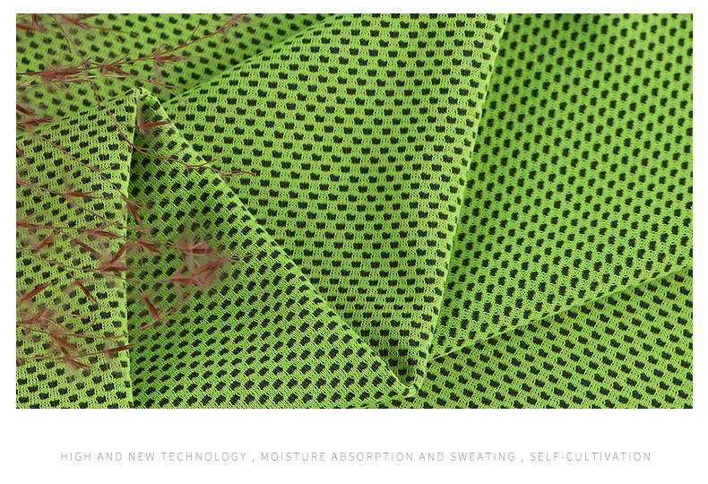 Polyester Brocade moisture absorption moisture Cold feeling Fabric sports cold feeling towel face mask pillow Jersey a variety of colors spot supply