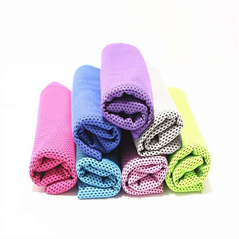Double-Layer Upgrade Cold Sense Sports Towel Fitness Men and Women Ice-Cold Towel Military Training Quick-Drying Cooling Iced Towel Wipes Wholesale