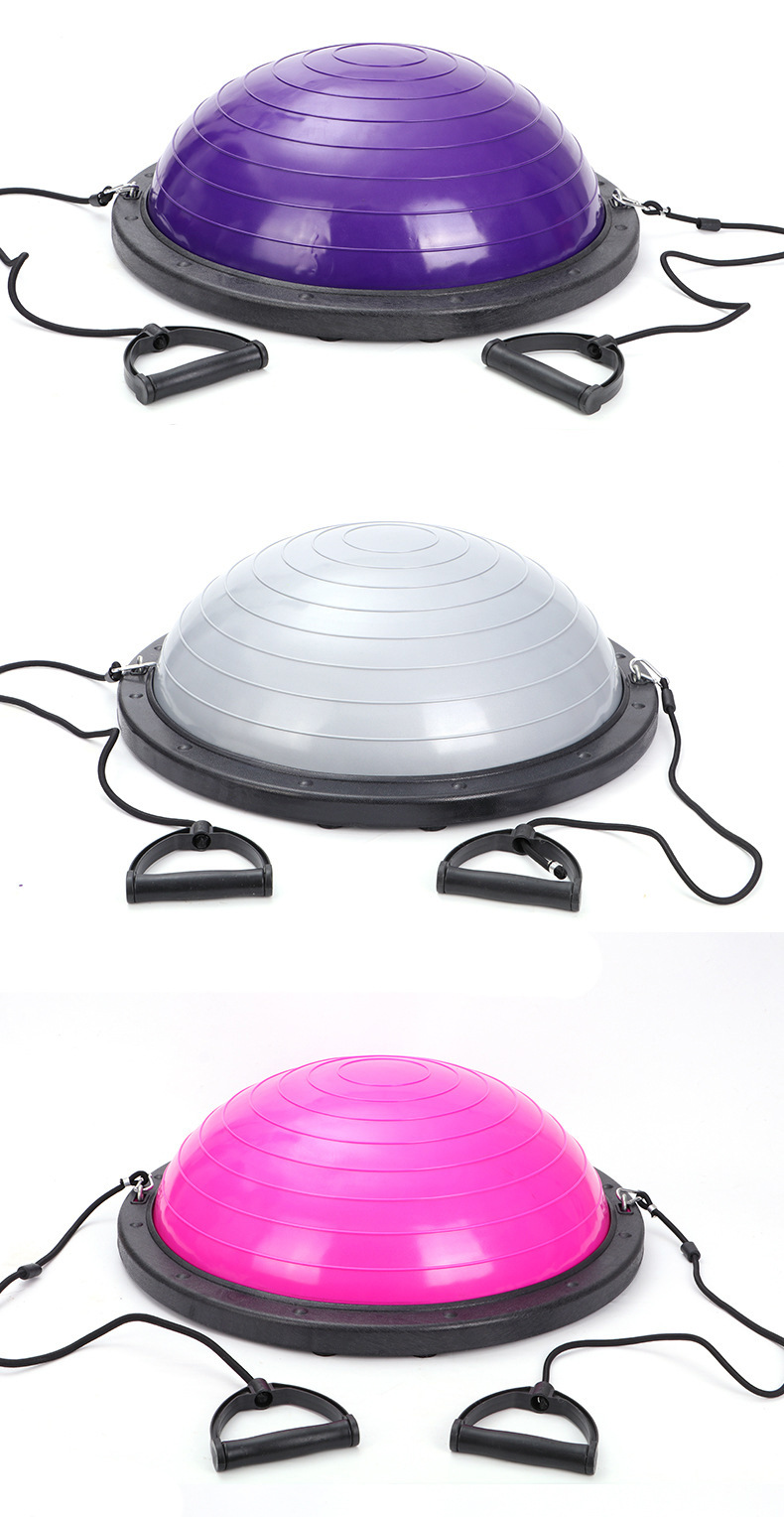Fitness Wave Velocity Ball Factory Can Inspect Factory Thickened Yoga Ball Five-Star Semicircle Ball Balance Ball Fitness Ball