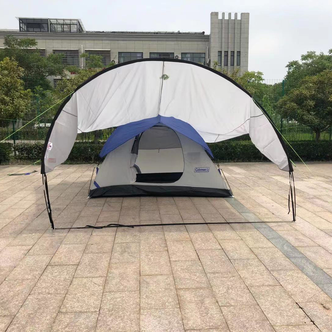 Outdoor Portable Camping Rear Tent Self-Driving Travel Barbecue Multi-Person Rain-Proof Sunshade Canopy Beach Canopy Tent Canopy
