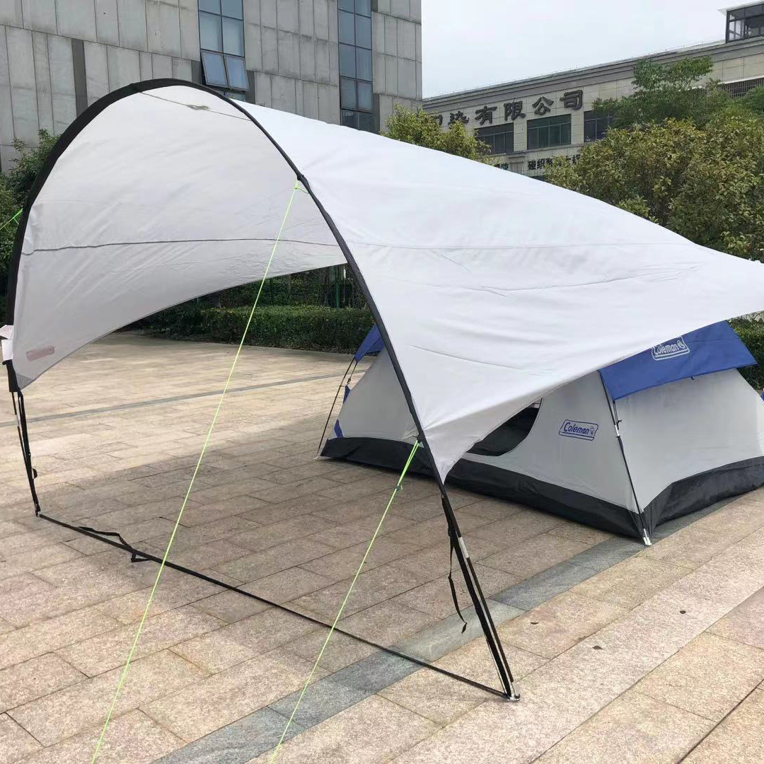 Outdoor Portable Camping Rear Tent Self-Driving Travel Barbecue Multi-Person Rain-Proof Sunshade Canopy Beach Canopy Tent Canopy