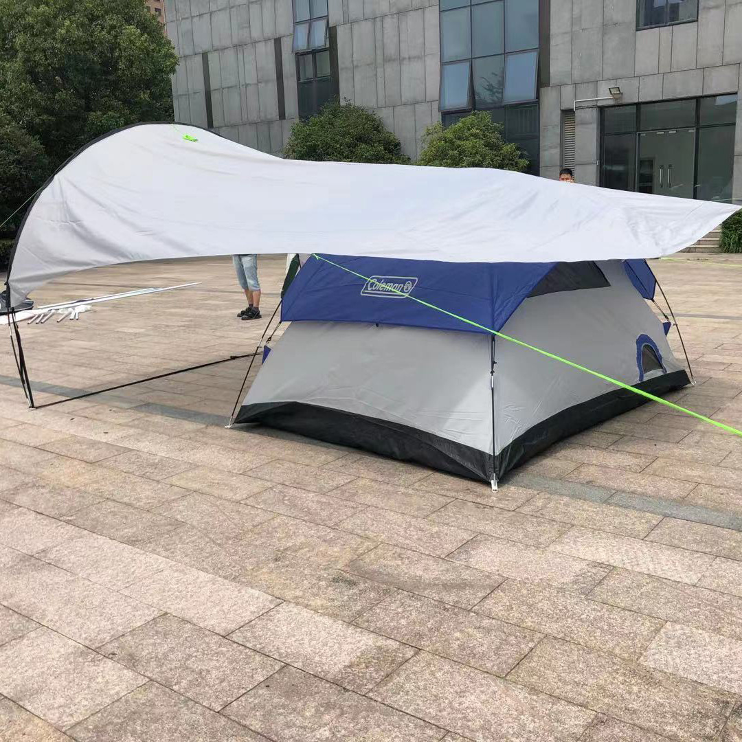 Outdoor Portable Camping Rear Tent Self-Driving Travel Barbecue Multi-Person Rain-Proof Sunshade Canopy Beach Canopy Tent Canopy