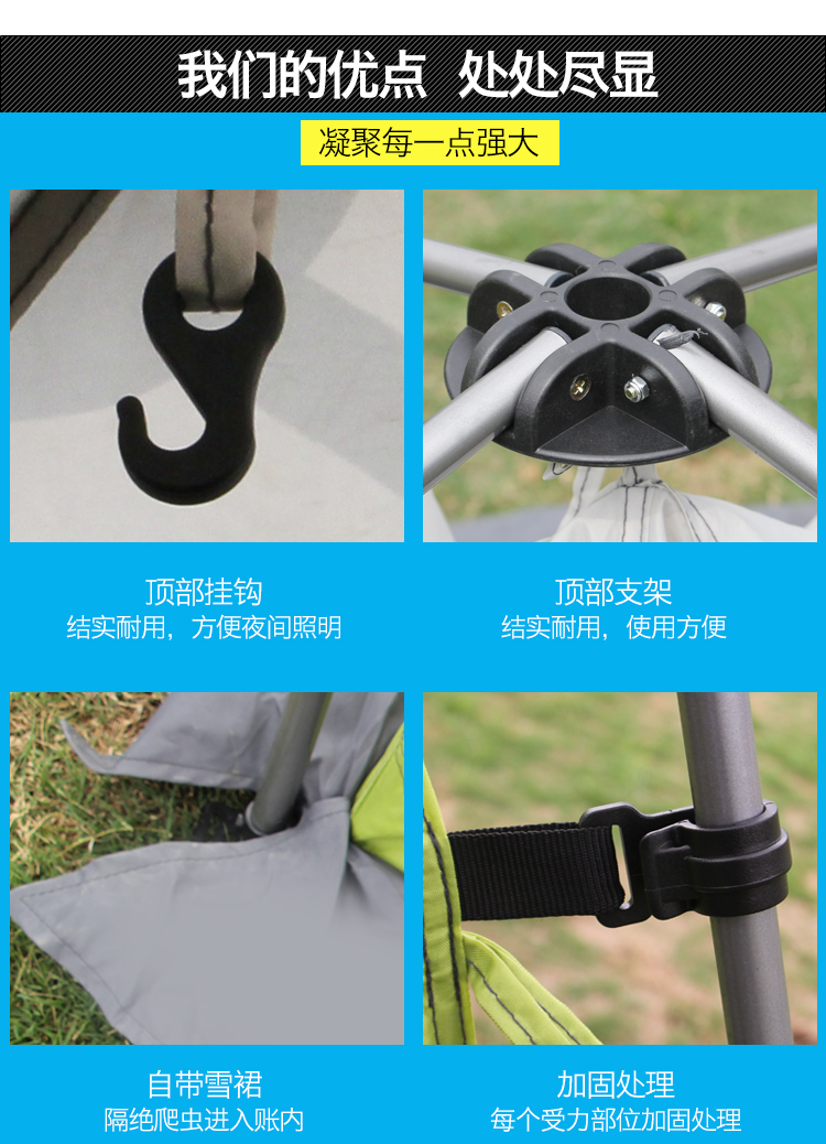 Outdoor Quickly Open Sunshade Barbecue Self-Driving Travel Sun-Proof Beach Multi-Person Canopy Rain-Proof Mosquito-Proof Automatic Pergola Tent Outdoor Quickly Open Sunshade Barbecue Self-Driving Travel Sun-Proof Beach Multi-Person Canopy Rain-Proof Mosquito-Proof Automatic Pergola Tent