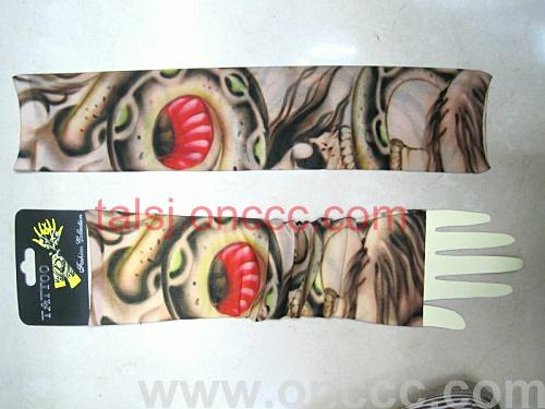 Skull and snake tattoo sleeves cool seamless locomotive designs tattoo sleeve cuff outside riding shirt