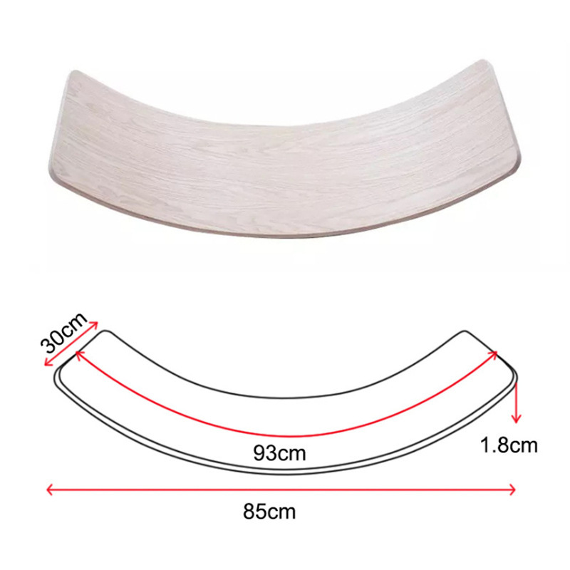 Children&#039;s Curved Board Balance Beam Seesaw Toys Ins Nordic Indoor Early Education Educational Sensory Training Wooden Toys