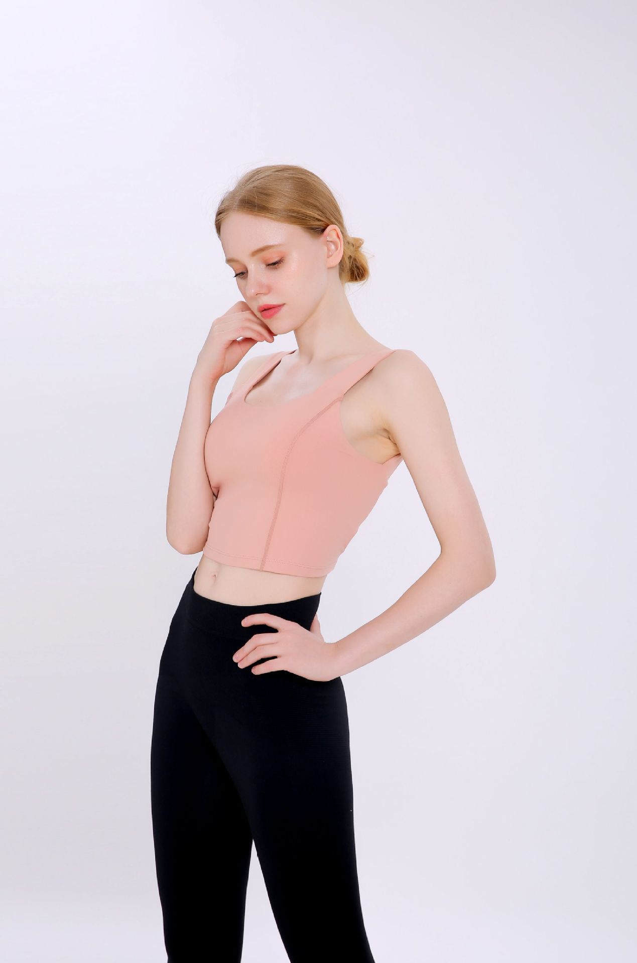 2020 New Korean Style Yoga Exercise Vest Women's Beautiful Back Wrapped Chest Shockproof Quick-Drying Sling Pilates High Elastic Bar 2020 New Korean Style Yoga Exercise Vest Women's Beautiful Back Wrapped Chest Shockproof Quick-Drying Sling Pilates High Elastic Bar