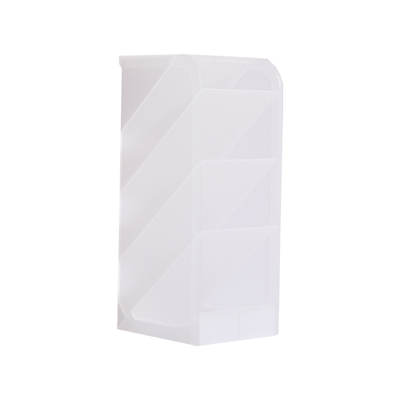 Inclined Pen Holder Office Women&#039;s Desktop Storage Box Desk Office Supplies Bucket Storage Rack Transparent Makeup Brush Can