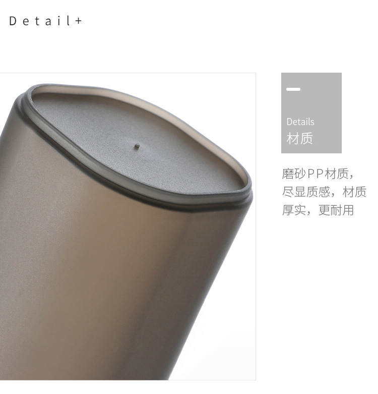 Inclined Pen Holder Office Women's Desktop Storage Box Desk Office Supplies Bucket Storage Rack Transparent Makeup Brush Can