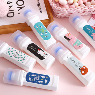 Inclined Pen Holder Office Women's Desktop Storage Box Desk Office Supplies Bucket Storage Rack Transparent Makeup Brush Can