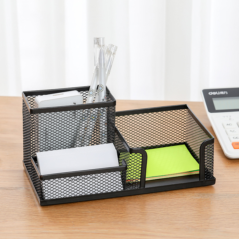 Student Creativity Pen Holder Student Fashion Stationery Large Capacity Multifunctional Pen Holder Office Supplies Storage Box Simple