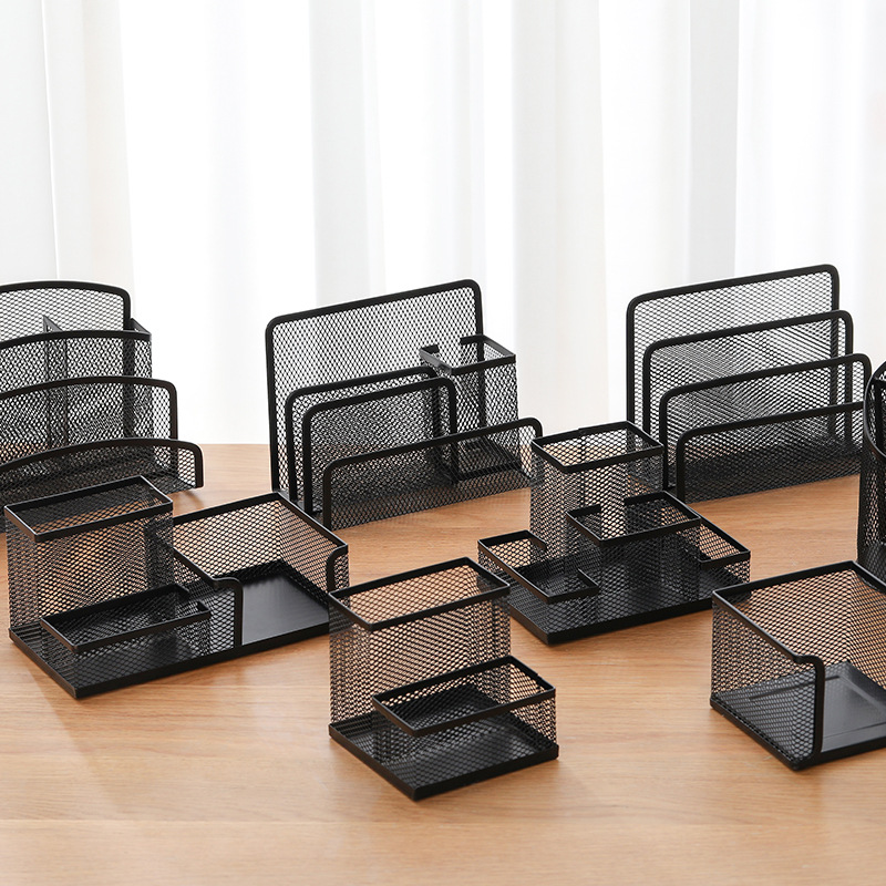 Student Creativity Pen Holder Student Fashion Stationery Large Capacity Multifunctional Pen Holder Office Supplies Storage Box Simple