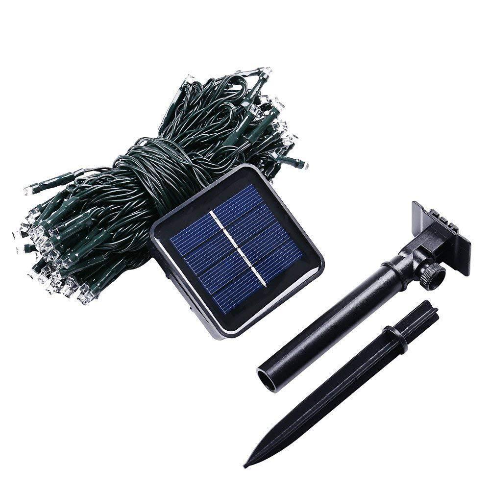 LED Solar String Lights Outdoor Waterproof String Courtyard Ornamental Festoon Lamp Lawn Garden Layout Christmas Holiday Lamp