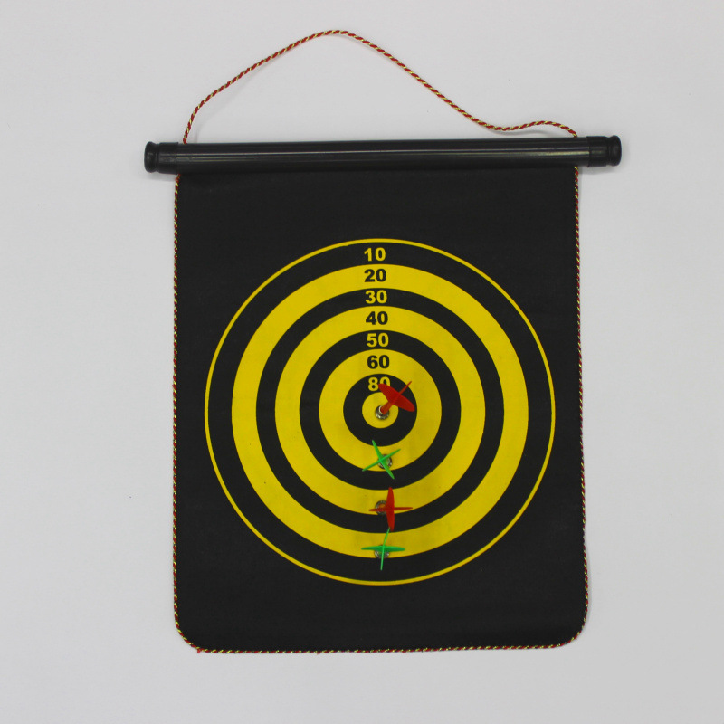 Magnetic dart board set flannelette can roll darts 12 \&#034;15\&#034; 17 \&#034;color box drum packed parent-child entertainment toys