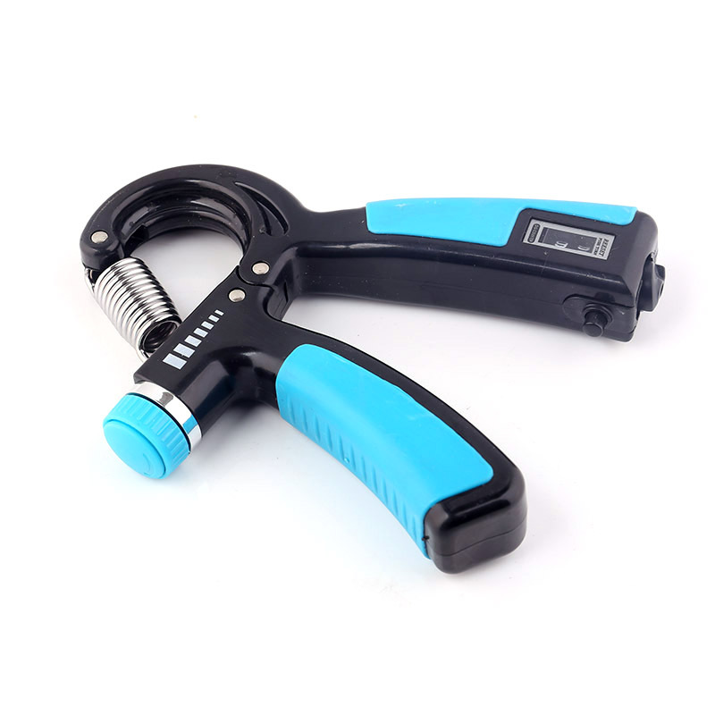 Factory Direct Sales Fitness Spring Grip Finger Rehabilitation Training Adjustable Hand-Muscle Developer Spring Grip Portable Household Fitness Equipment