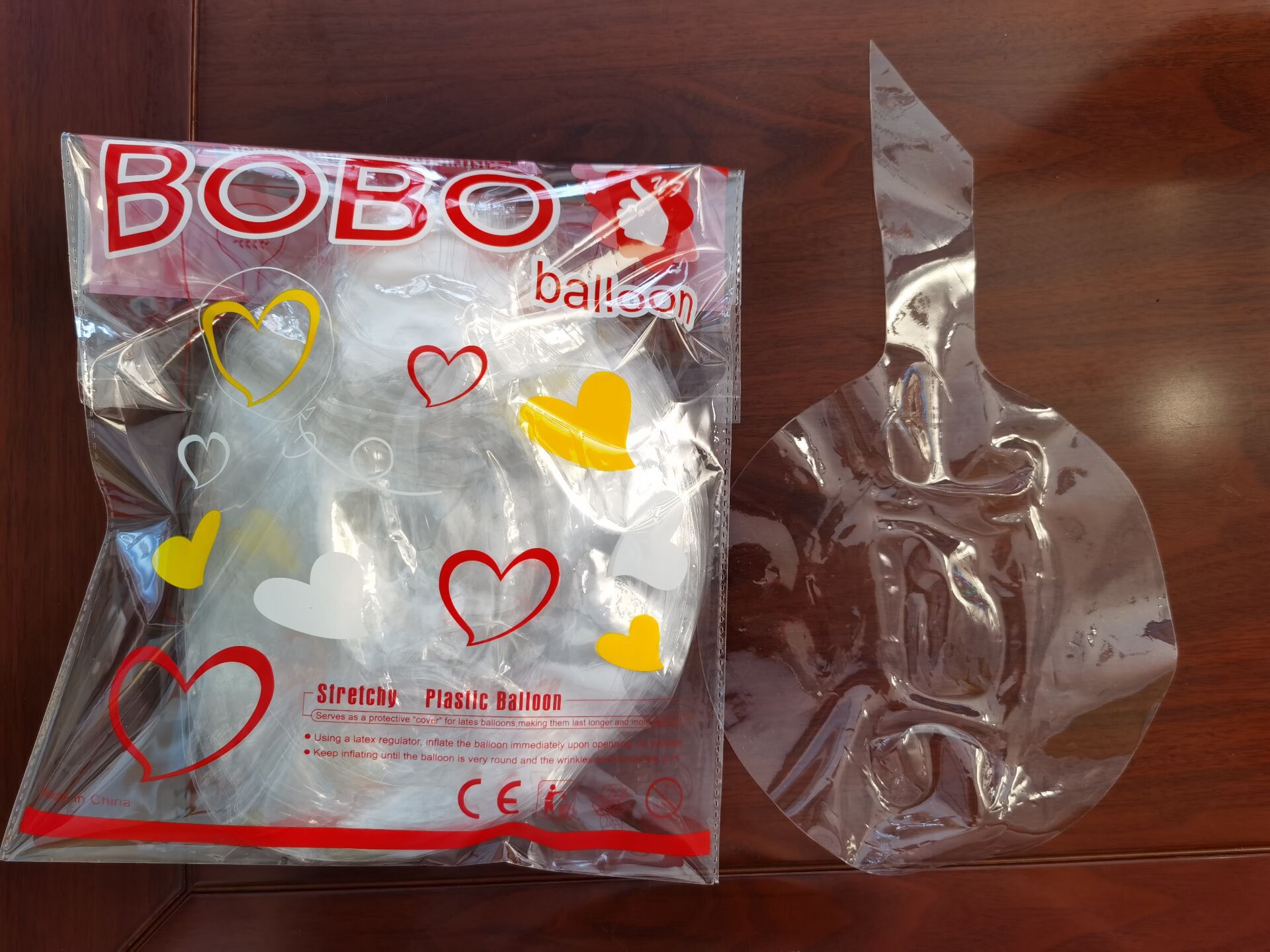 Internet Celebrity Stretch-Free Bounce Ball Factory Wholesale Transparent Bounce Ball Push Party Wedding Celebration Dress up Layout Festival Pie