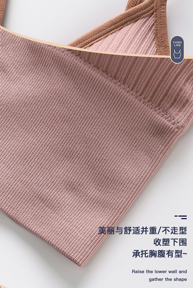 2021 Summer New Deep V Front Zipper Beautiful Back Wrapped Chest Women's Small Breast Push up Underwear Anti-Slip Sling Vest Summer 2021 Summer New Deep V Front Zipper Beautiful Back Wrapped Chest Women's Small Breast Push up Underwear Anti-Slip Sling Vest Summer
