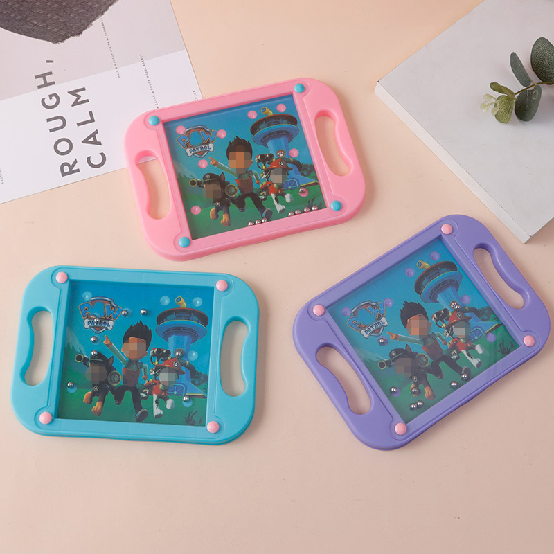 Children&#039;s Balance Rolling Ball Board Handheld Gaming Track Maze Tablet Rolling Bead Toy Educational Training Kindergarten