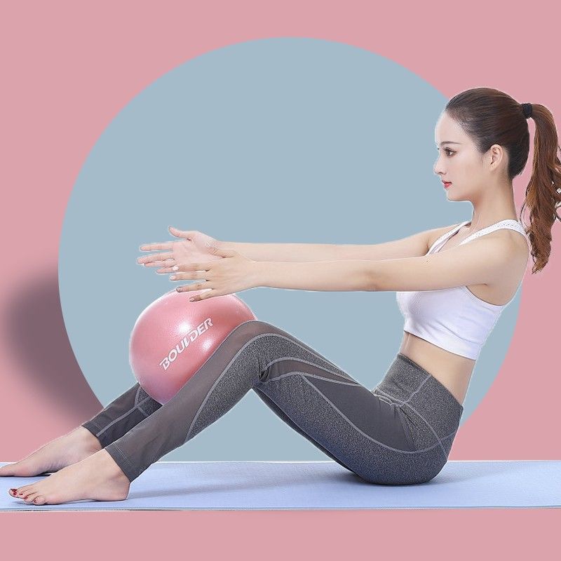 Yoga Ball Pregnant Women Postpartum Recovery Children Balance Ball Mini Yoga Pilates Ball Thickened Explosion-Proof Elastic Ball