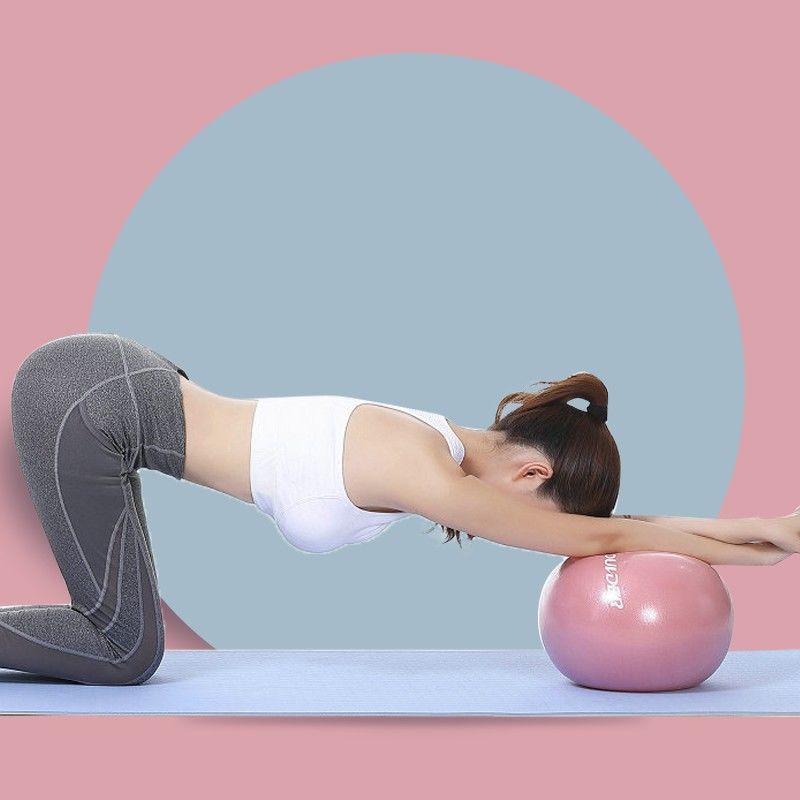 Yoga Ball Pregnant Women Postpartum Recovery Children Balance Ball Mini Yoga Pilates Ball Thickened Explosion-Proof Elastic Ball