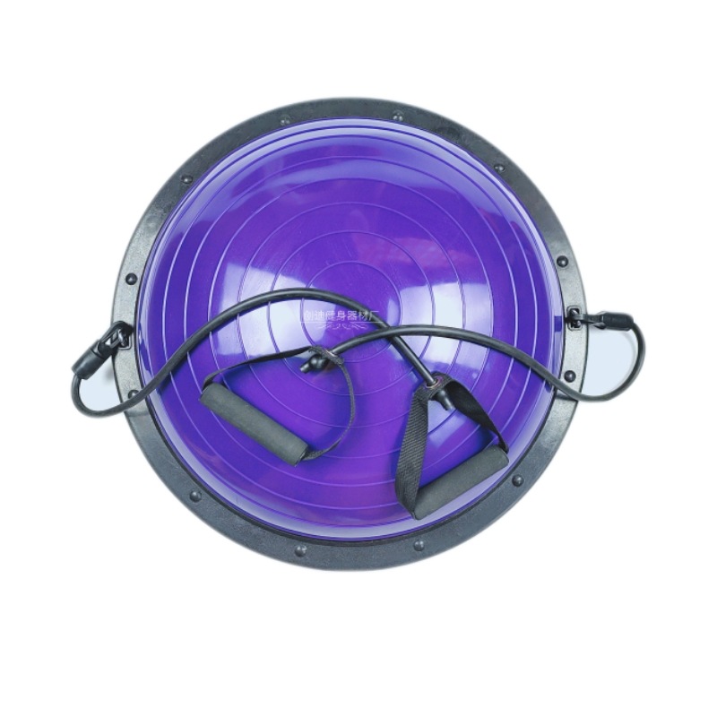 Half-Ball Yoga Instrument Thickened Explosion-Proof Wave Velocity Ball Fitness Semicircle Balance Ball Floating Point Massage Relax Ball Factory Direct Sales