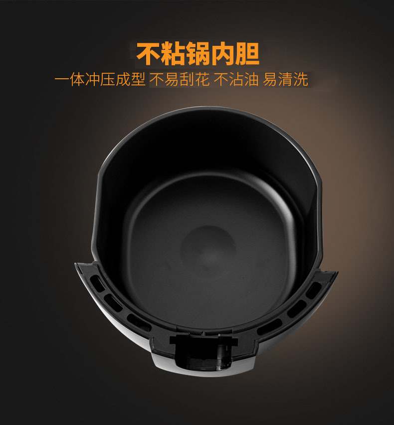 Household Air Fryer Large Capacity Intelligent Fume-Free Bread Maker Multi-Function Automatic Fry Twisted Dough-Strips Machine Deep Frying Pan