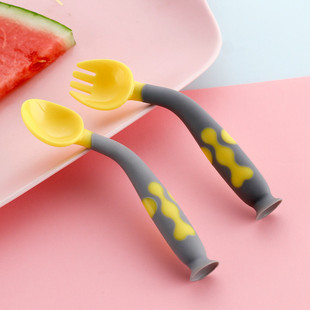 Factory Pororo Children's Learning Chopsticks Tableware Set Infant Chopsticks Training Chopsticks Baby Household Spork Chopsticks
