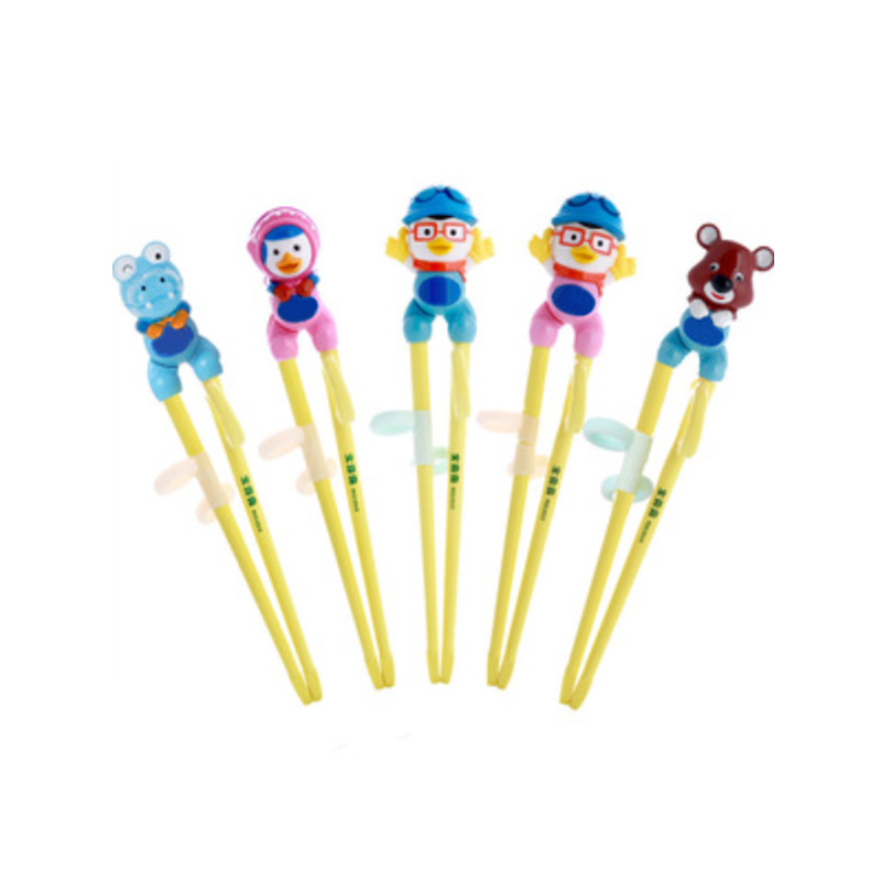 Factory Pororo Children&#039;s Learning Chopsticks Tableware Set Infant Chopsticks Training Chopsticks Baby Household Spork Chopsticks