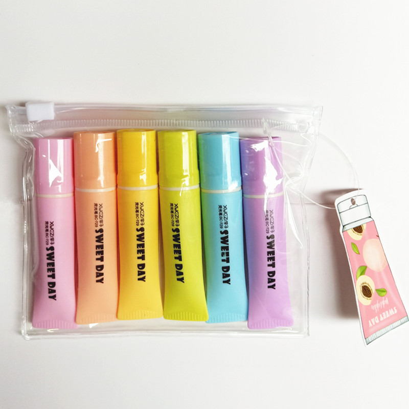 Student Creative Toothpaste Modeling Fluorescent Pen Children Graffiti Painting Watercolor Pen Key Mark Color Marking PEN Award