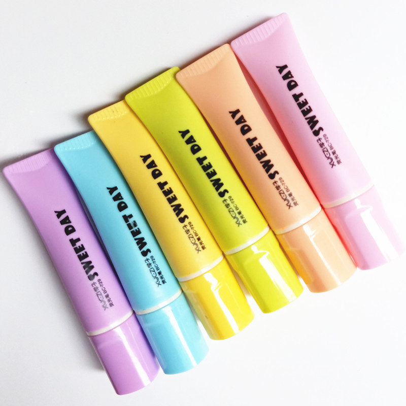 Student Creative Toothpaste Modeling Fluorescent Pen Children Graffiti Painting Watercolor Pen Key Mark Color Marking PEN Award