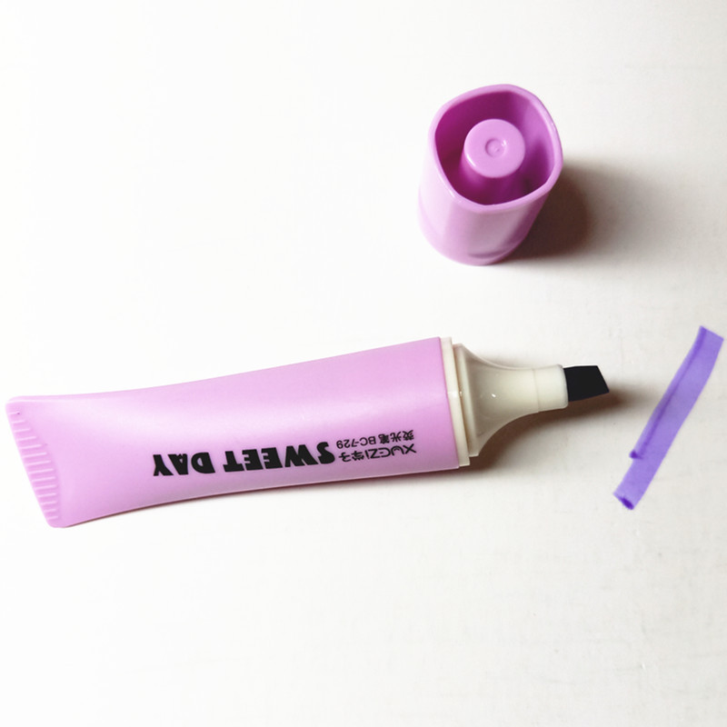 Student Creative Toothpaste Modeling Fluorescent Pen Children Graffiti Painting Watercolor Pen Key Mark Color Marking PEN Award