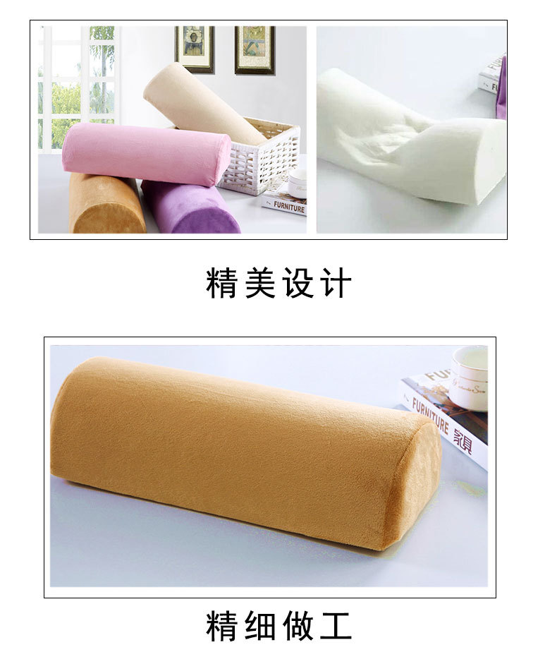 Cosmetology latex pillow slow rebound feet pillow back cushion pillow neck pillow pregnant women beauty bed pillow can be removed and washed