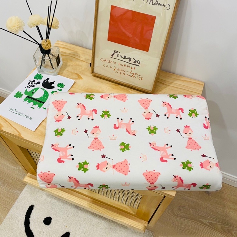 Thailand Natural Latex Pillow Toddler Student Children's Latex Pillow Latex Pillow Head Cotton Children Cartoon Latex Pillow Group Purchase Delivery