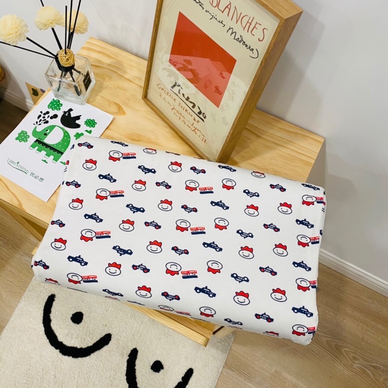 Thailand Natural Latex Pillow Toddler Student Children's Latex Pillow Latex Pillow Head Cotton Children Cartoon Latex Pillow Group Purchase Delivery