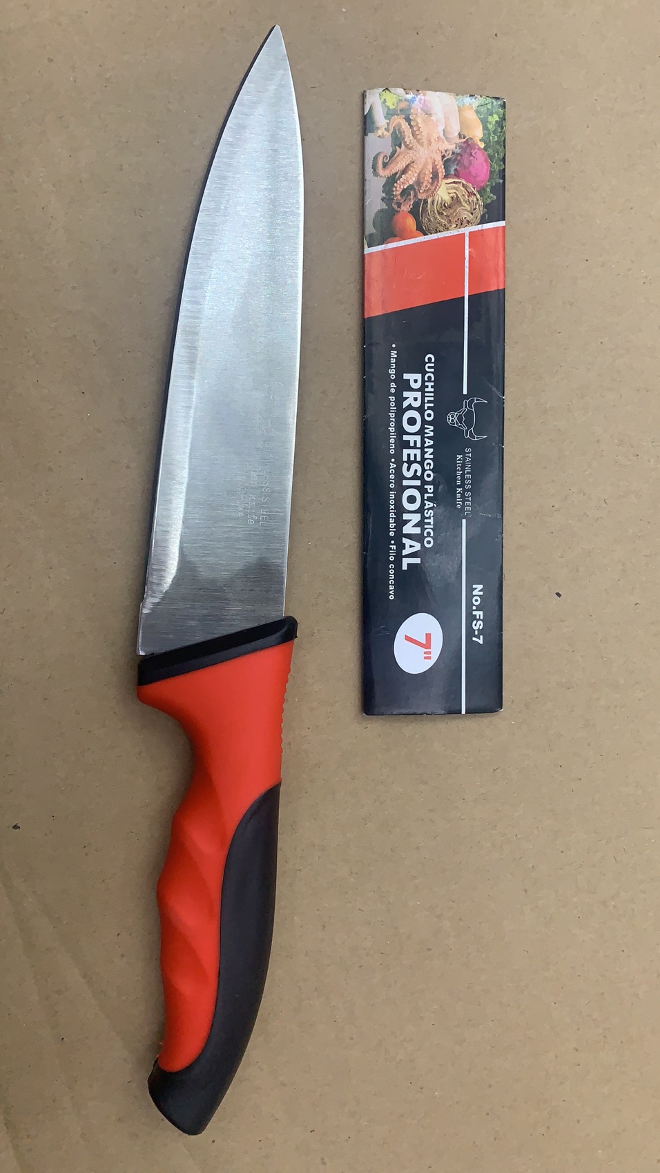 Factory Direct Sales of Various Color Handles Fruit Knife Chef Knives, Cleaver Kitchen Knives Africa Hot Models Kitchen Knife