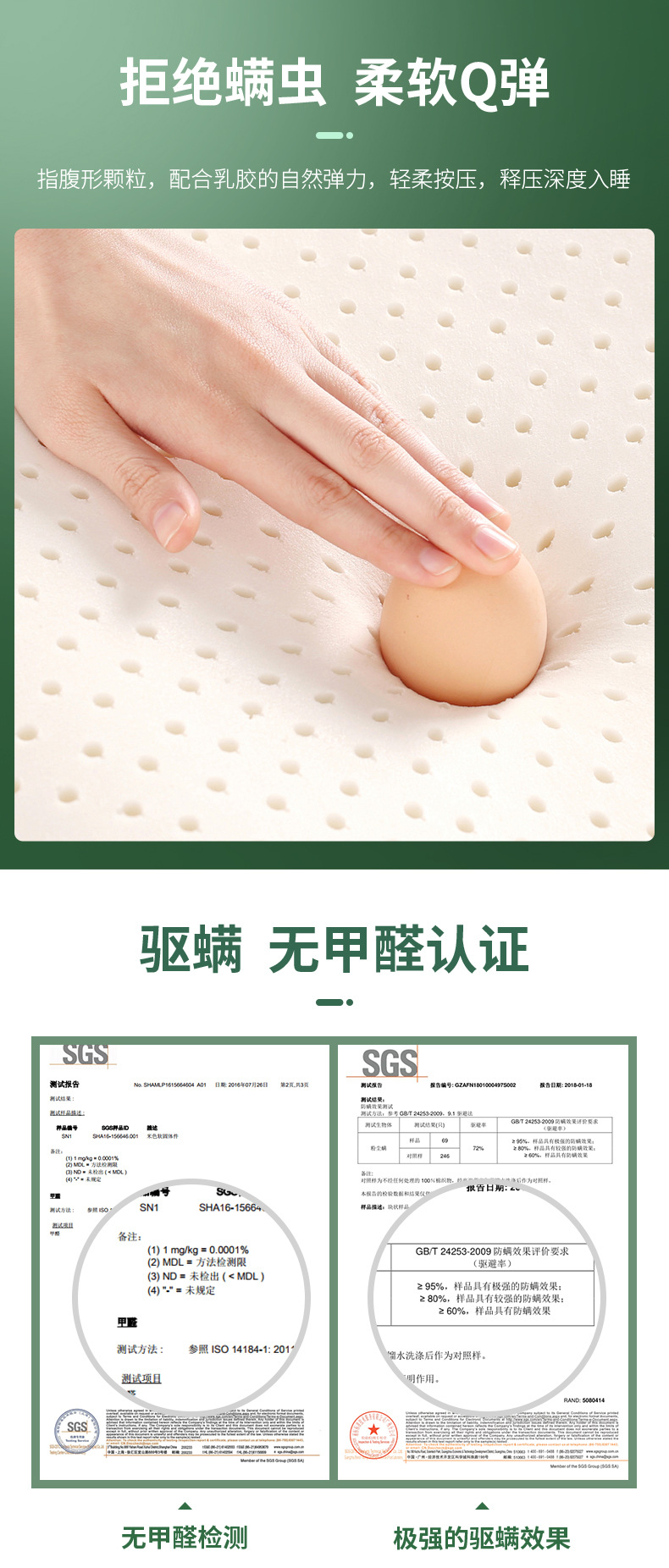 Manufacturers direct adult wave massage pillow protection cervical vertebra pillow Thailand natural latex pillow gifts wholesale