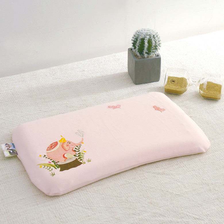 Cartoon Cotton Latex Pillow Baby Pillow Full Cotton Pillowcase Kindergarten Children&#039;s Comfortable Latex Pillow Pillow