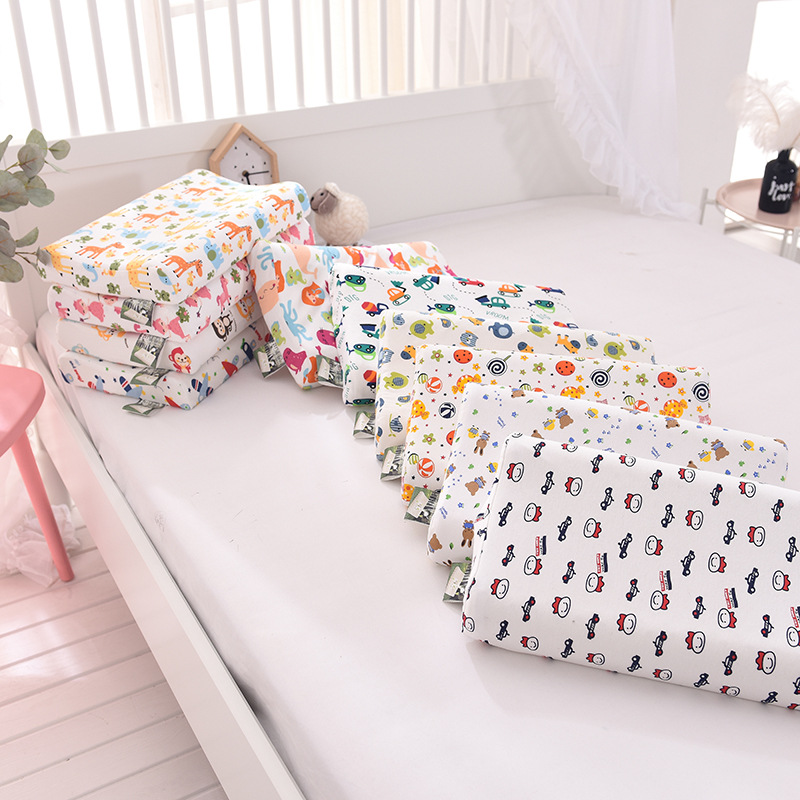 Thailand children latex pillow pillow kindergarten gifts cartoon pillow cases in wechat business latex pillow core manufacturers on behalf of the hair